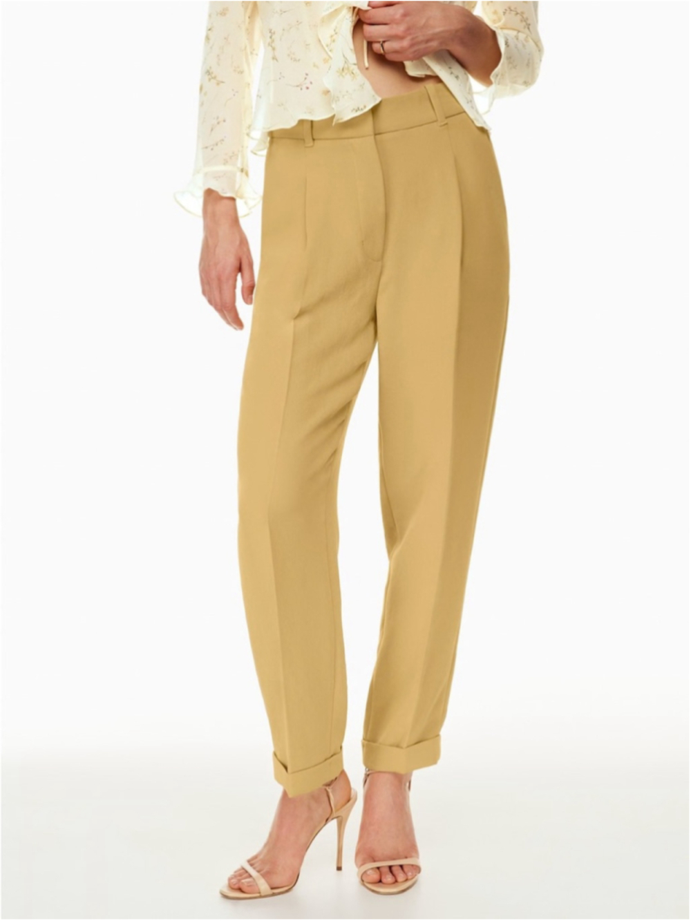 ARITZIA WILFRED DASHWOOD PANT in Sandy Beige Size 4